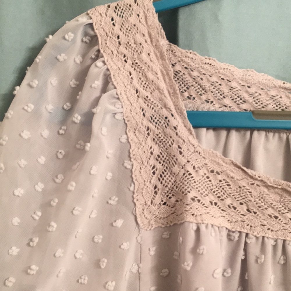 J. Crew dove grey blouse